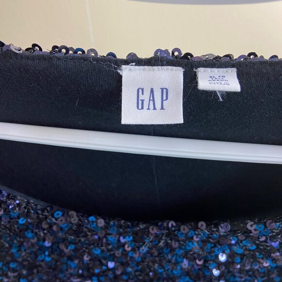 Navy Sequin Dress - Picture 2 of 5